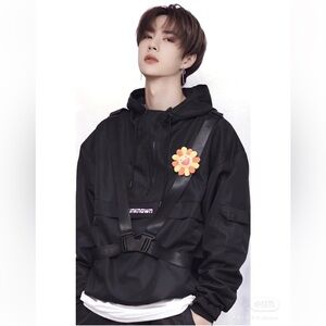Unknown London Men's Black Hoodie Jacket